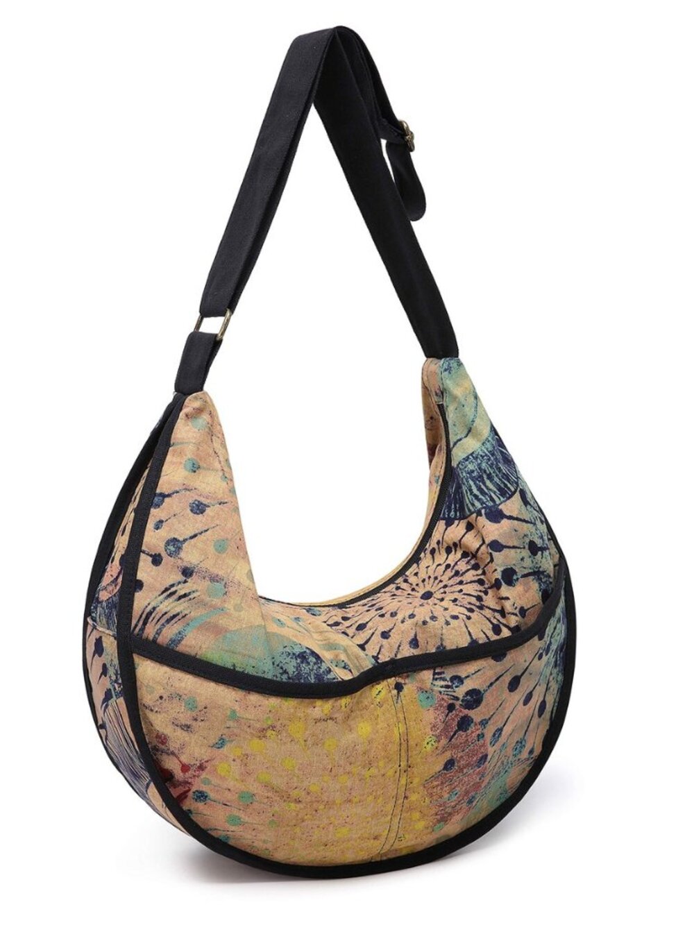 Womens Hippie Large Sling Shoulder Boho Handbag canvas Crossbody Bags
